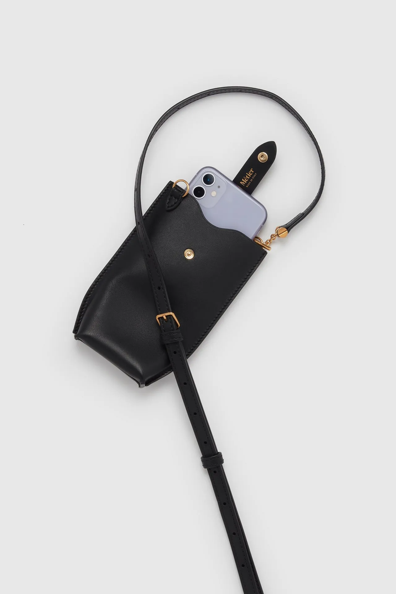 Black Atelier Calfskin Minimalist Pouch