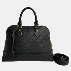 Black Monogram Empriente Leather Alma PM Satchel