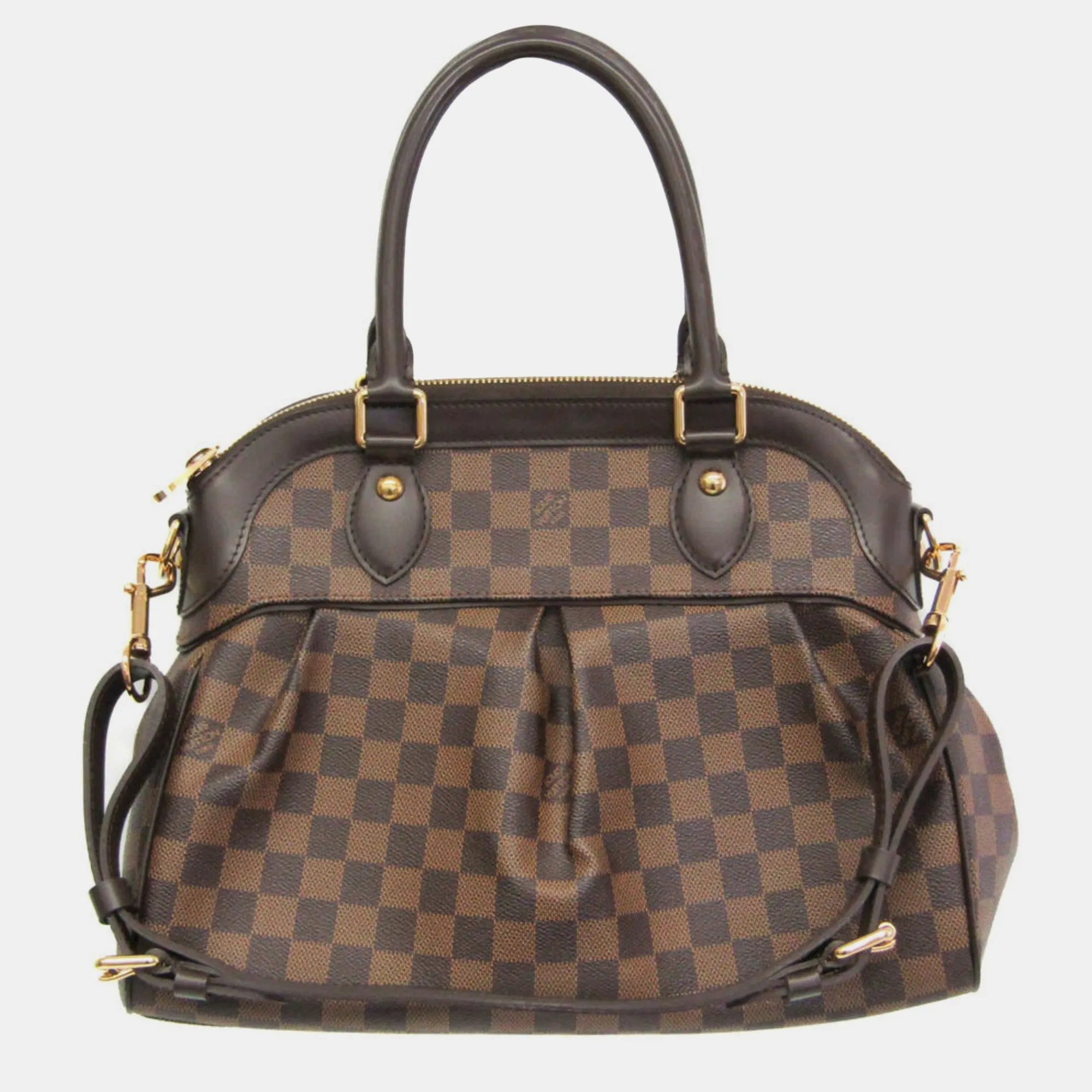 Brown Damier Ebene Trevi PM Satchel Bag