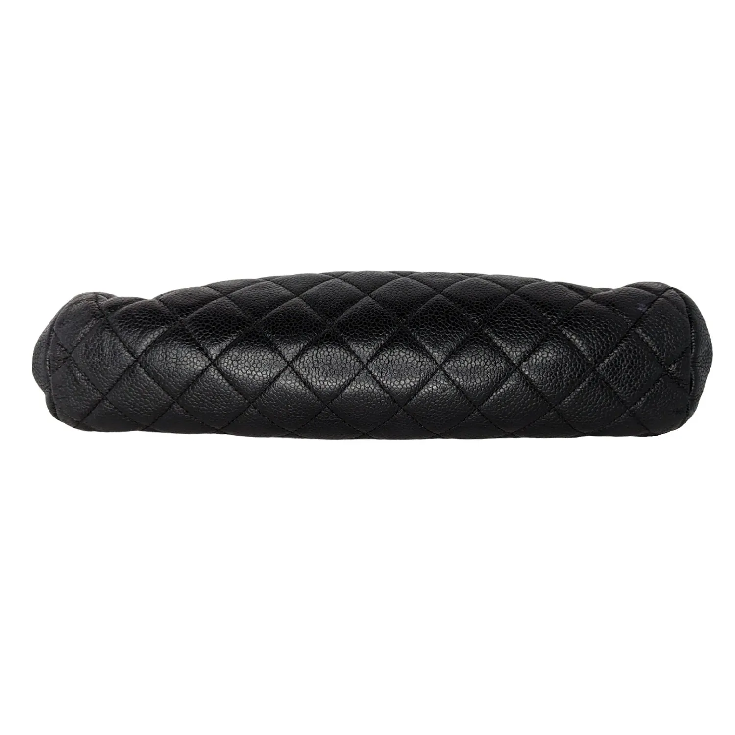 Chanel bag Black Quilted Caviar Leather Timeless Clutch