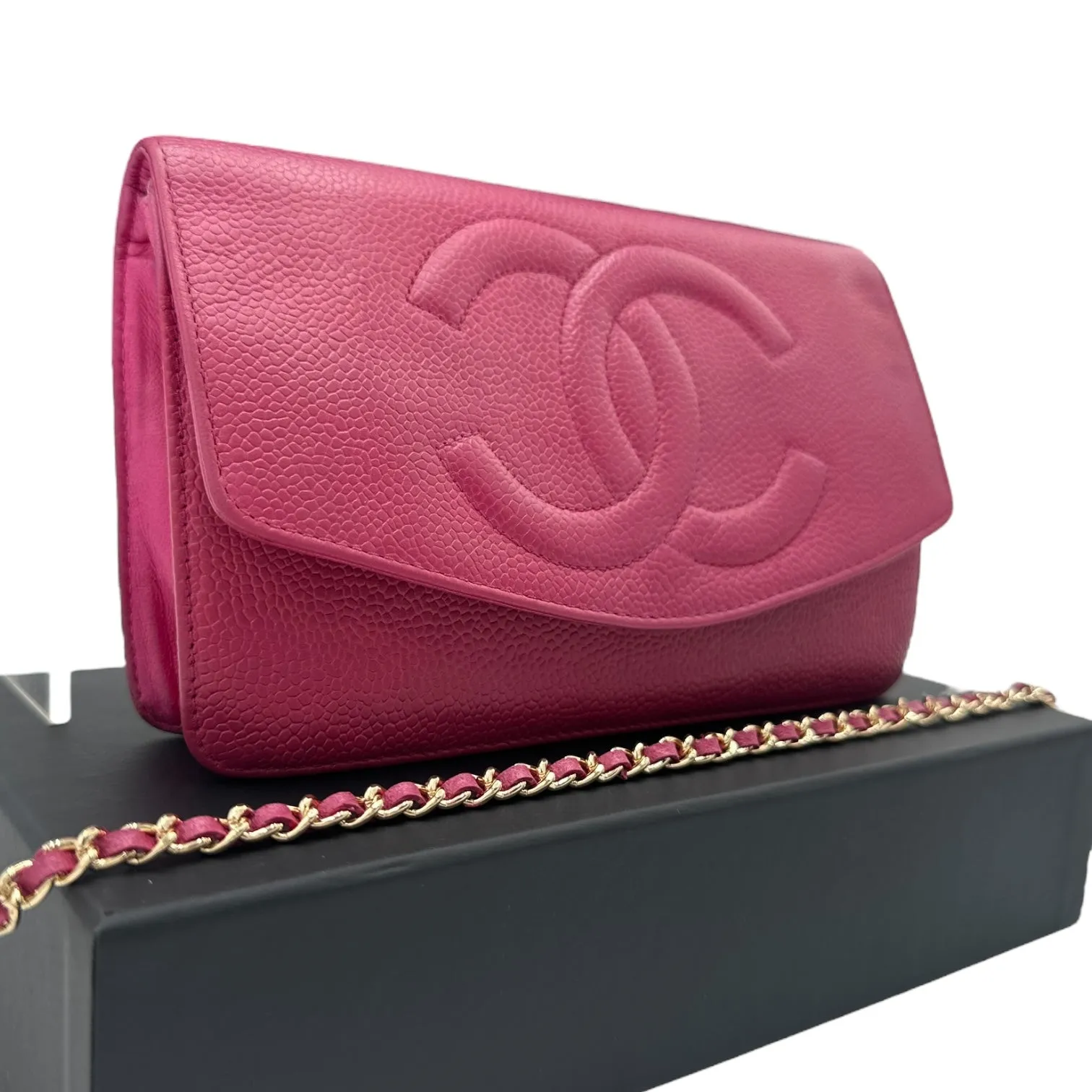 CHANEL Caviar Timeless Clutch