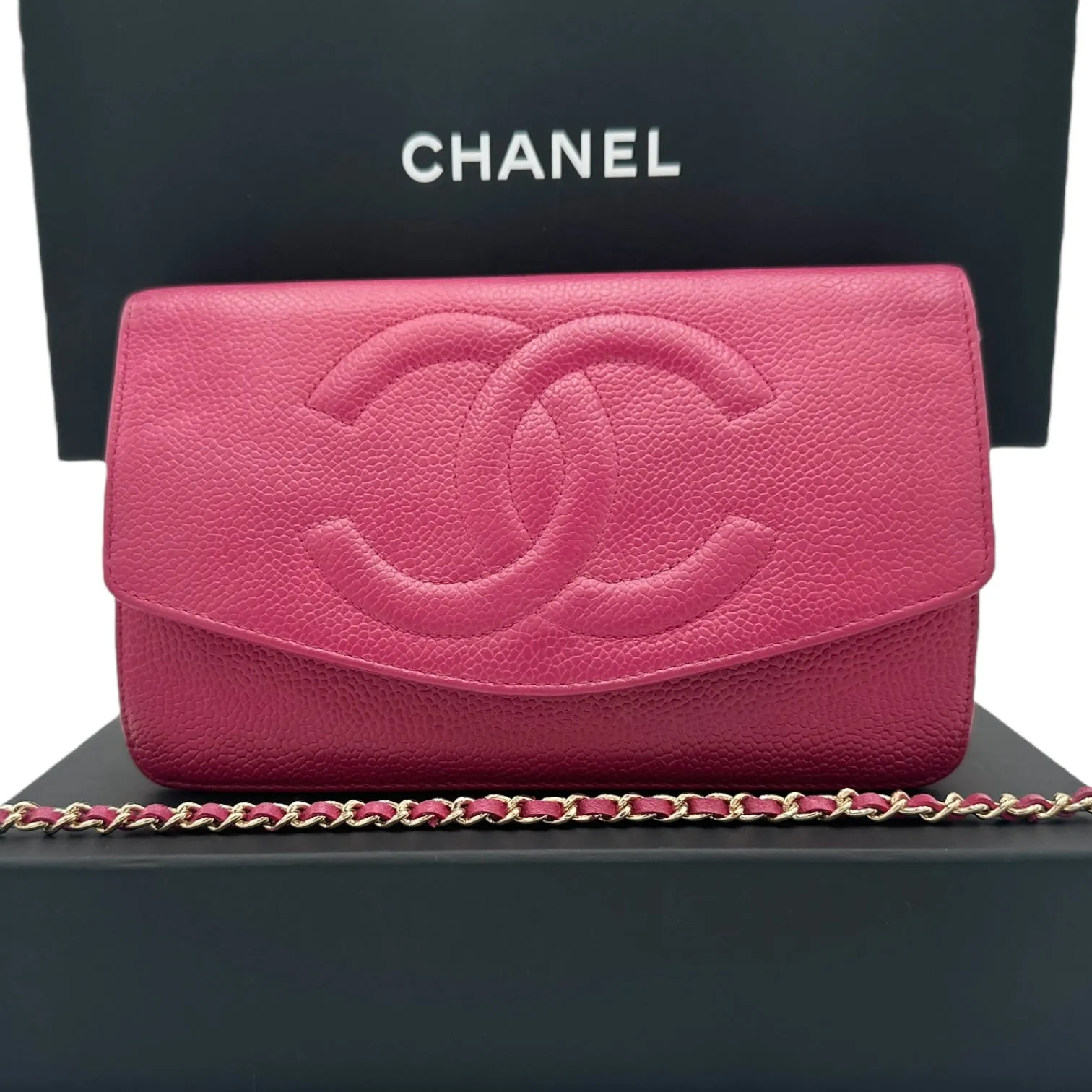 CHANEL Caviar Timeless Clutch