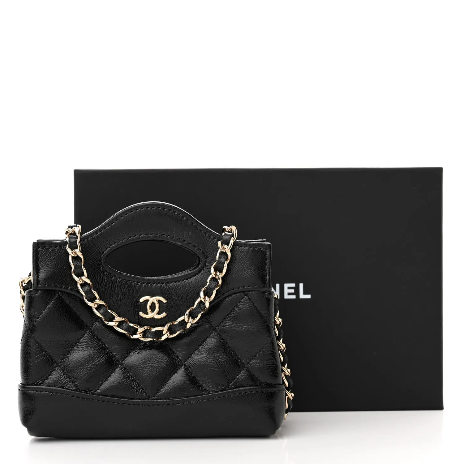 Chanel Shiny Lambskin Quilted Mini 31