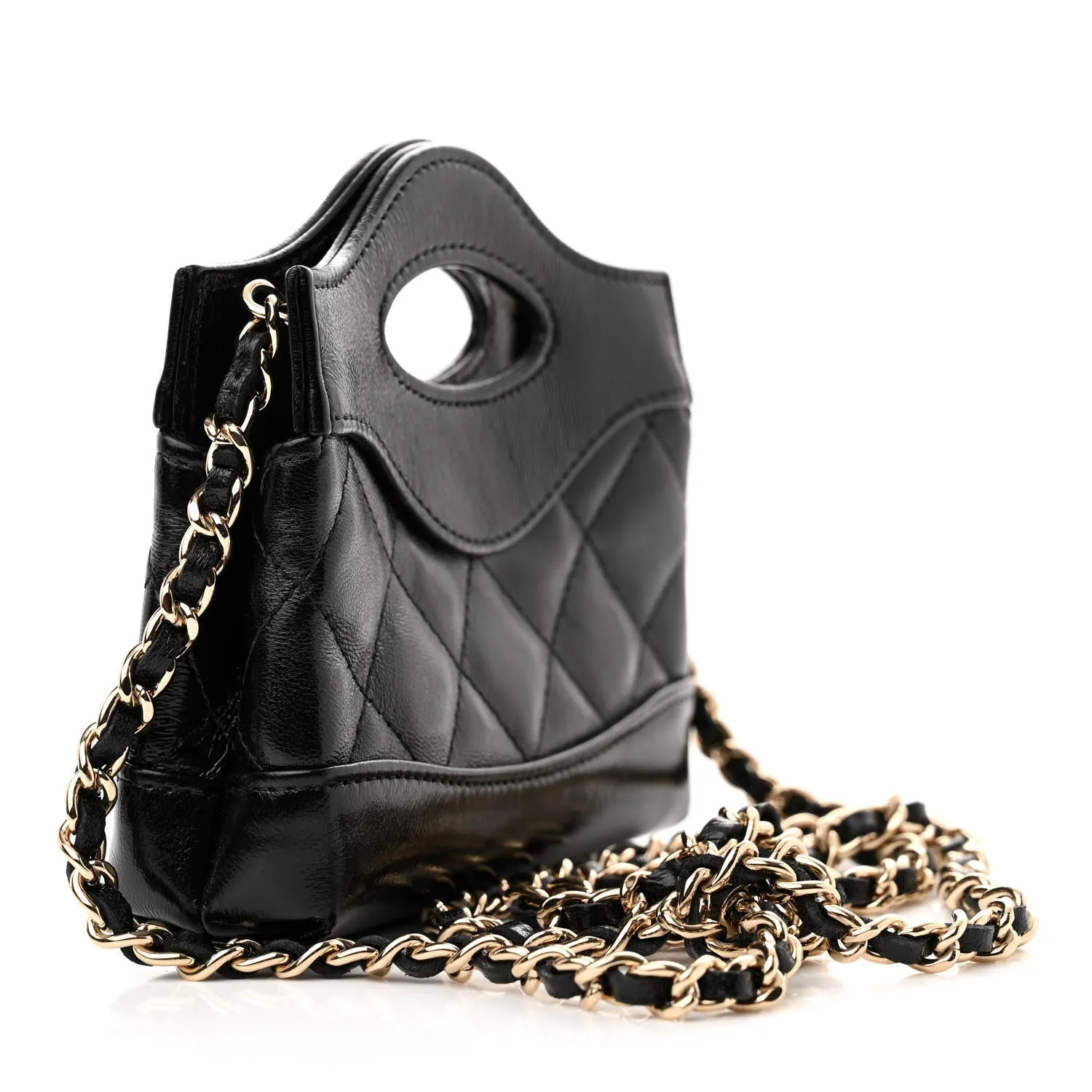 Chanel Shiny Lambskin Quilted Mini 31