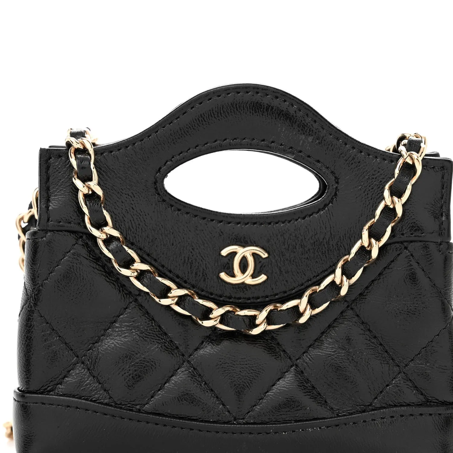 Chanel Shiny Lambskin Quilted Mini 31