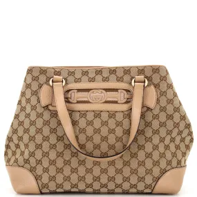 GUCCI Dressage Tote GG Canvas Medium