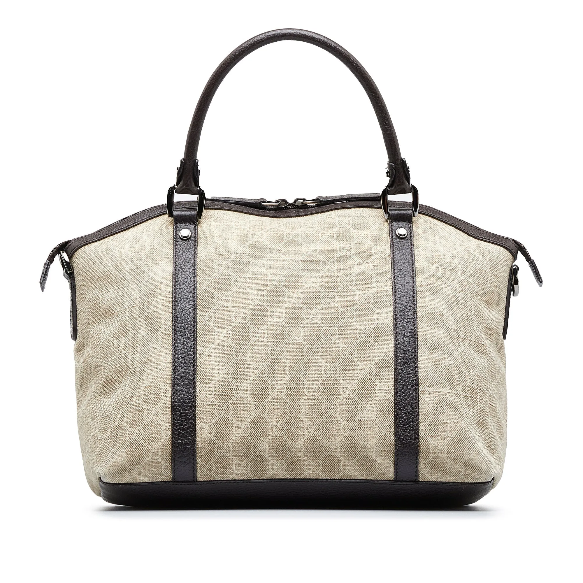 GUCCI GG Canvas Charm Dome Satchel