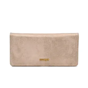 Josie Long Sleek Wallet in Golden Sand