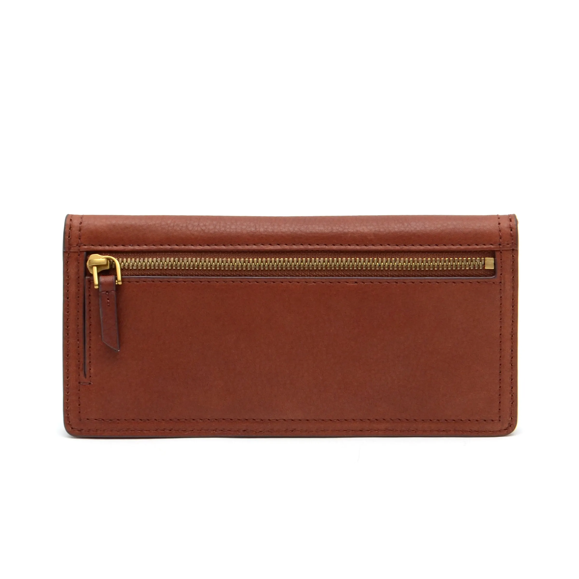 Josie Long Sleek Wallet in Whiskey