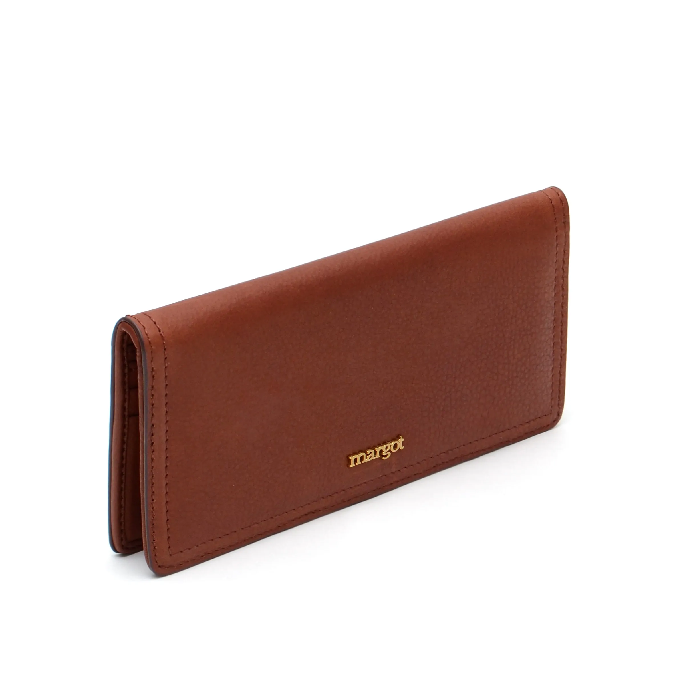 Josie Long Sleek Wallet in Whiskey