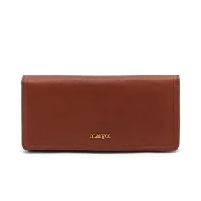 Josie Long Sleek Wallet in Whiskey