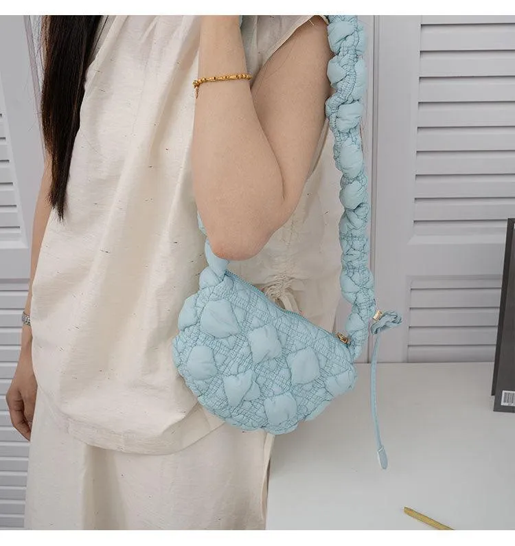 Ladies Puffer Cloud Bag Purse Crossbody Handbag SKAB005