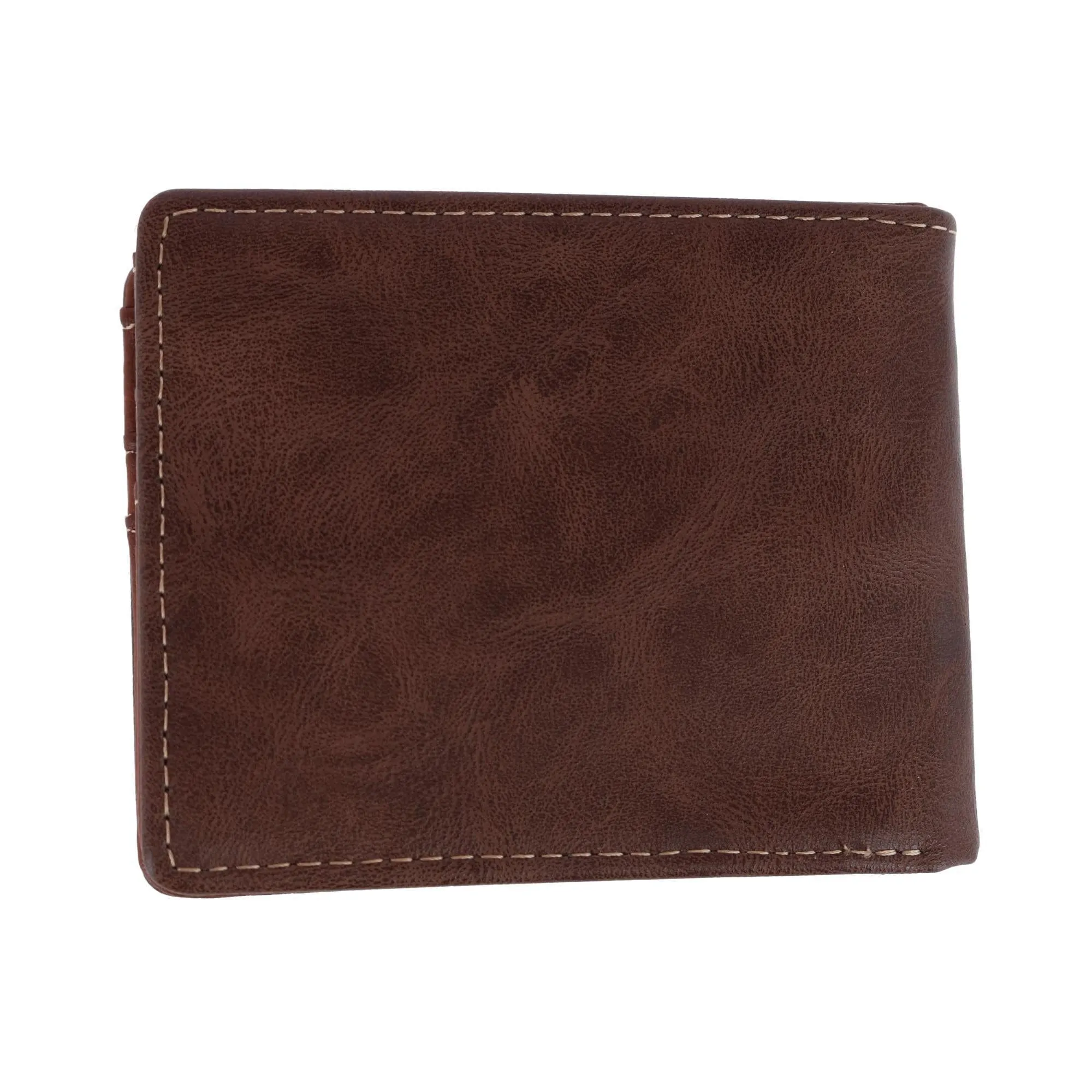 Lee Men's Tumbled Leather Bifold Wallet