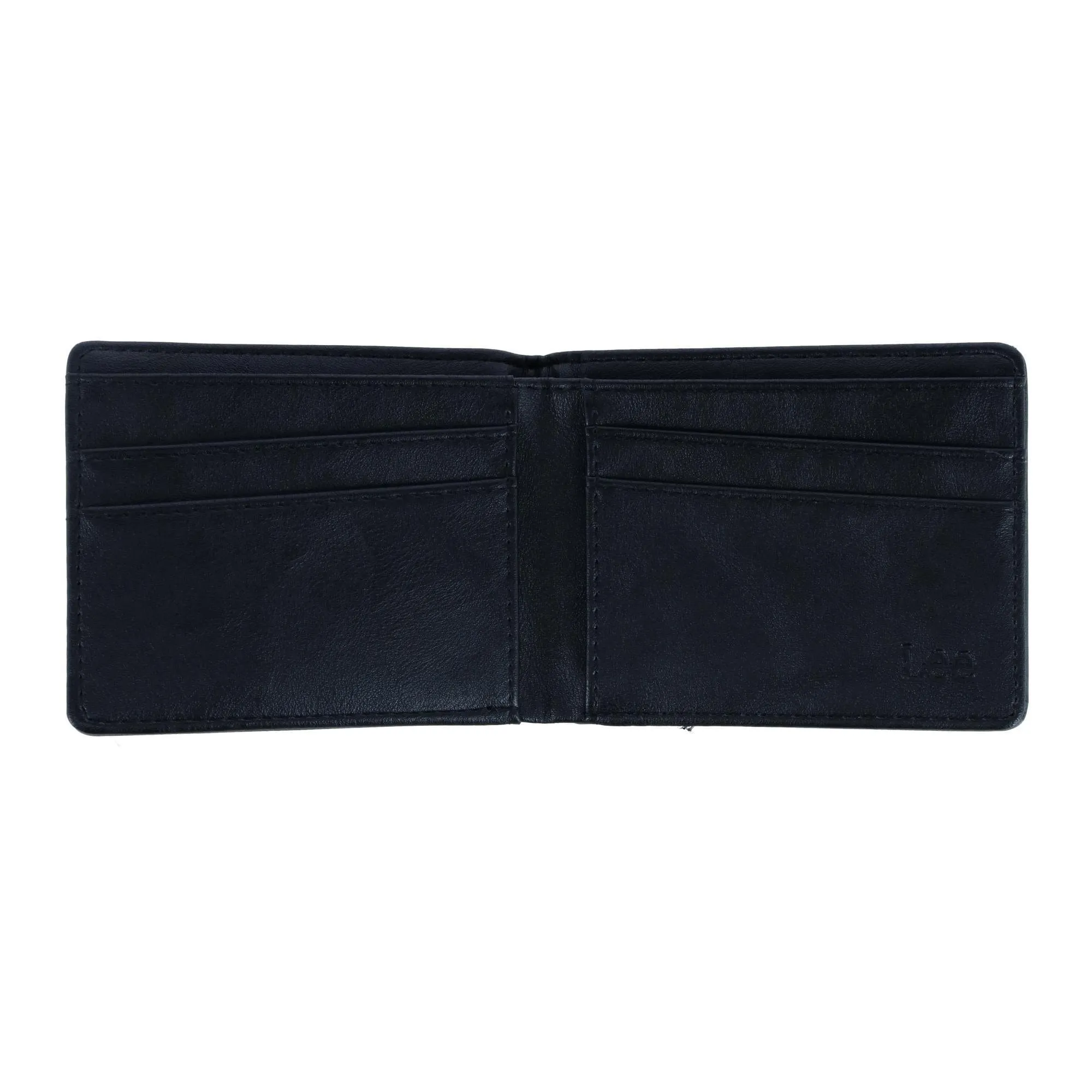 Lee Men's Tumbled Leather Bifold Wallet