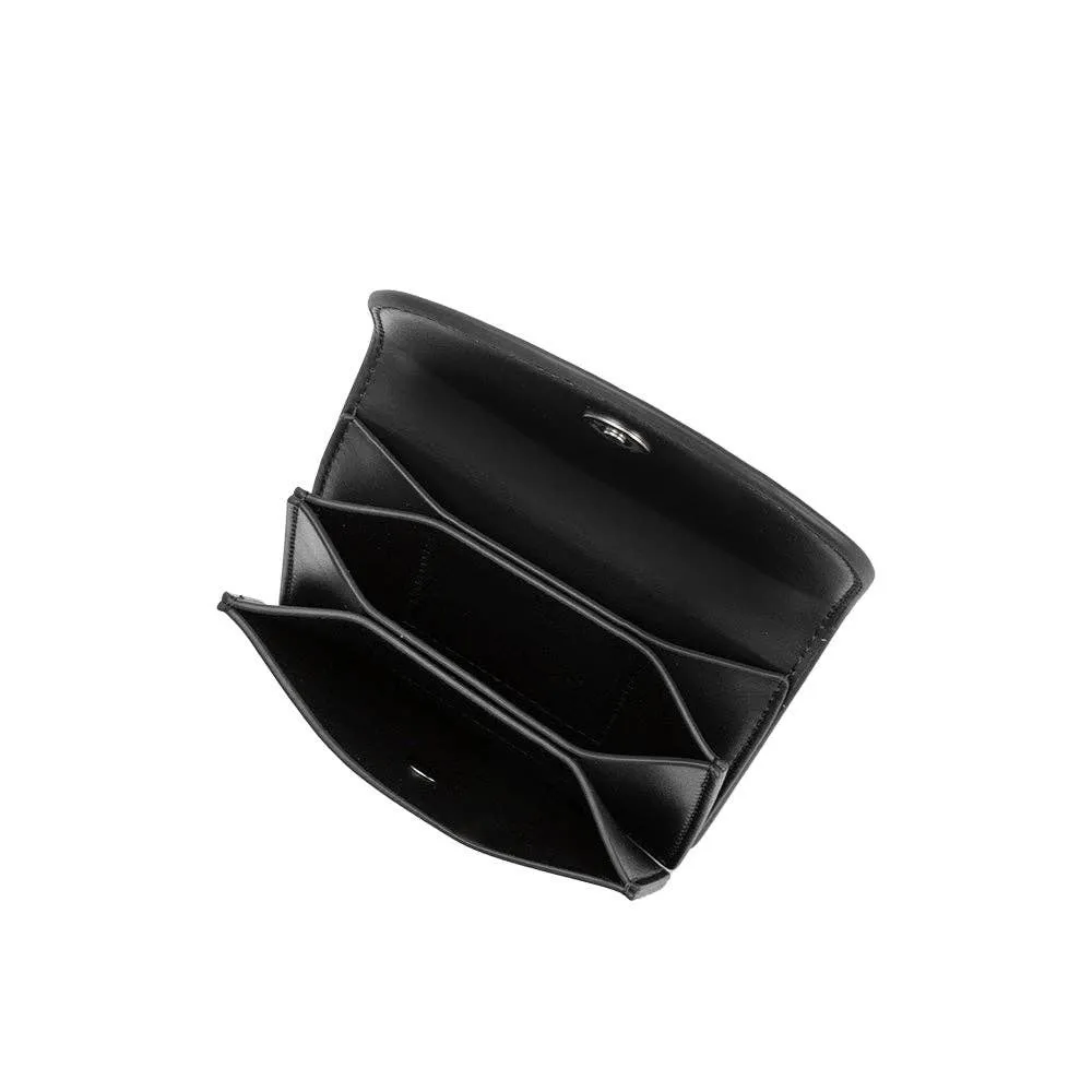 Milo Black Vegan Card Case Wallet