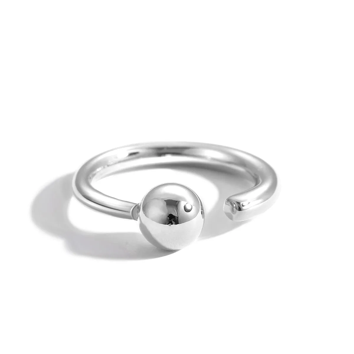 Minimalist Open Ball Ring