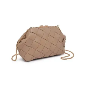 Moda Luxe Paulina Woven Crossbody Bag in Natural