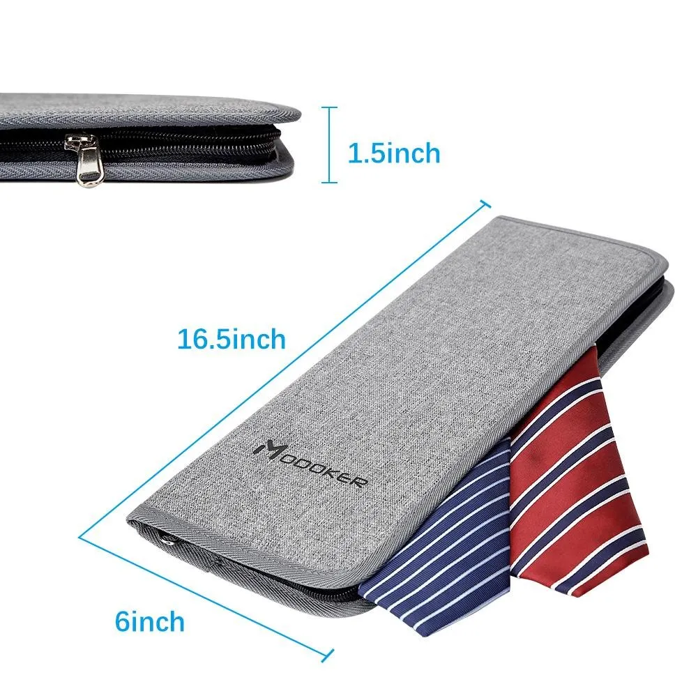 Modoker Tie Case for Travel Organizer Bag Suit Accessories