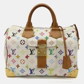 Multicolor Monogram Canvas Speedy 30 Satchel