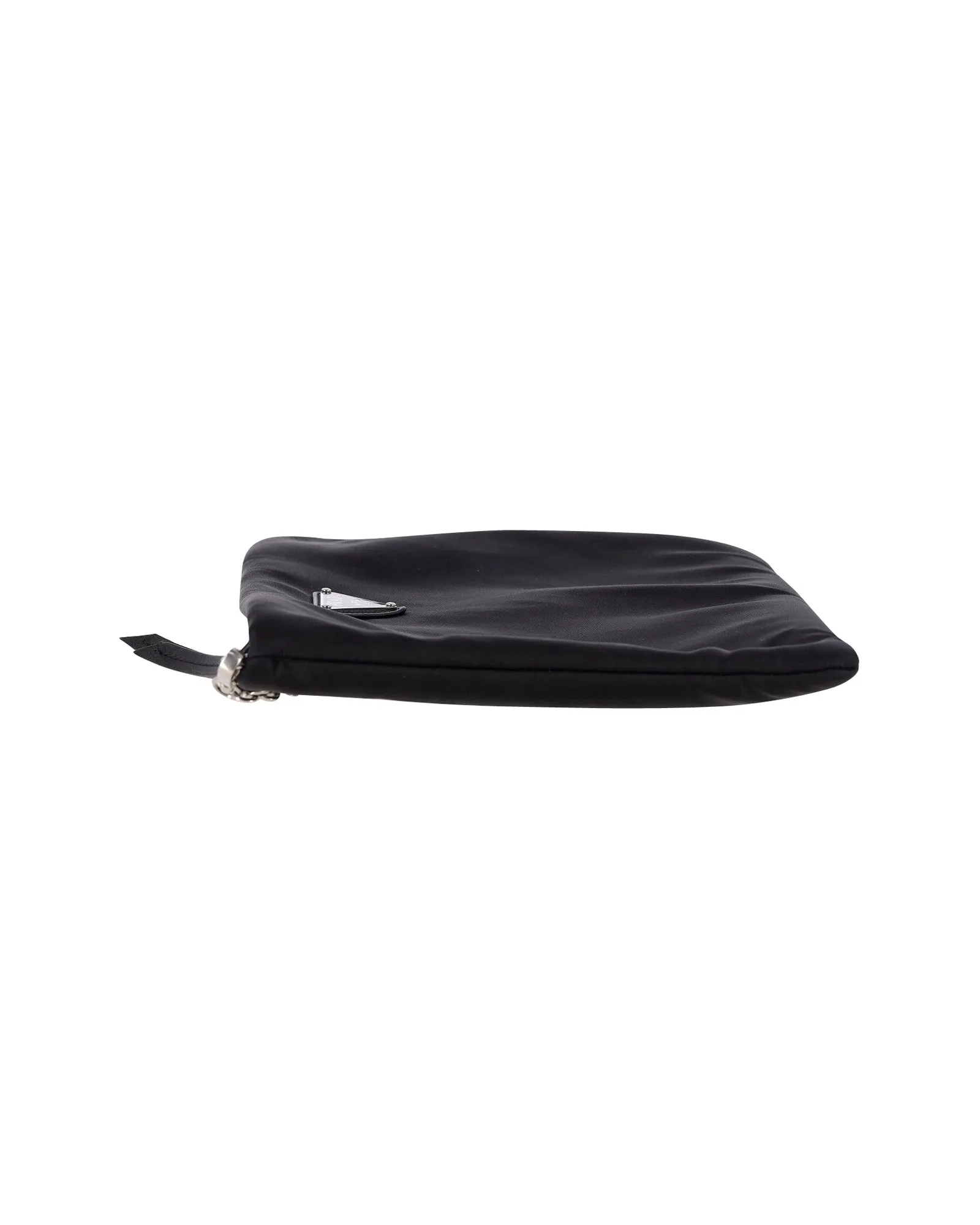 Prada Re-Nylon Clutch in Black Nylon