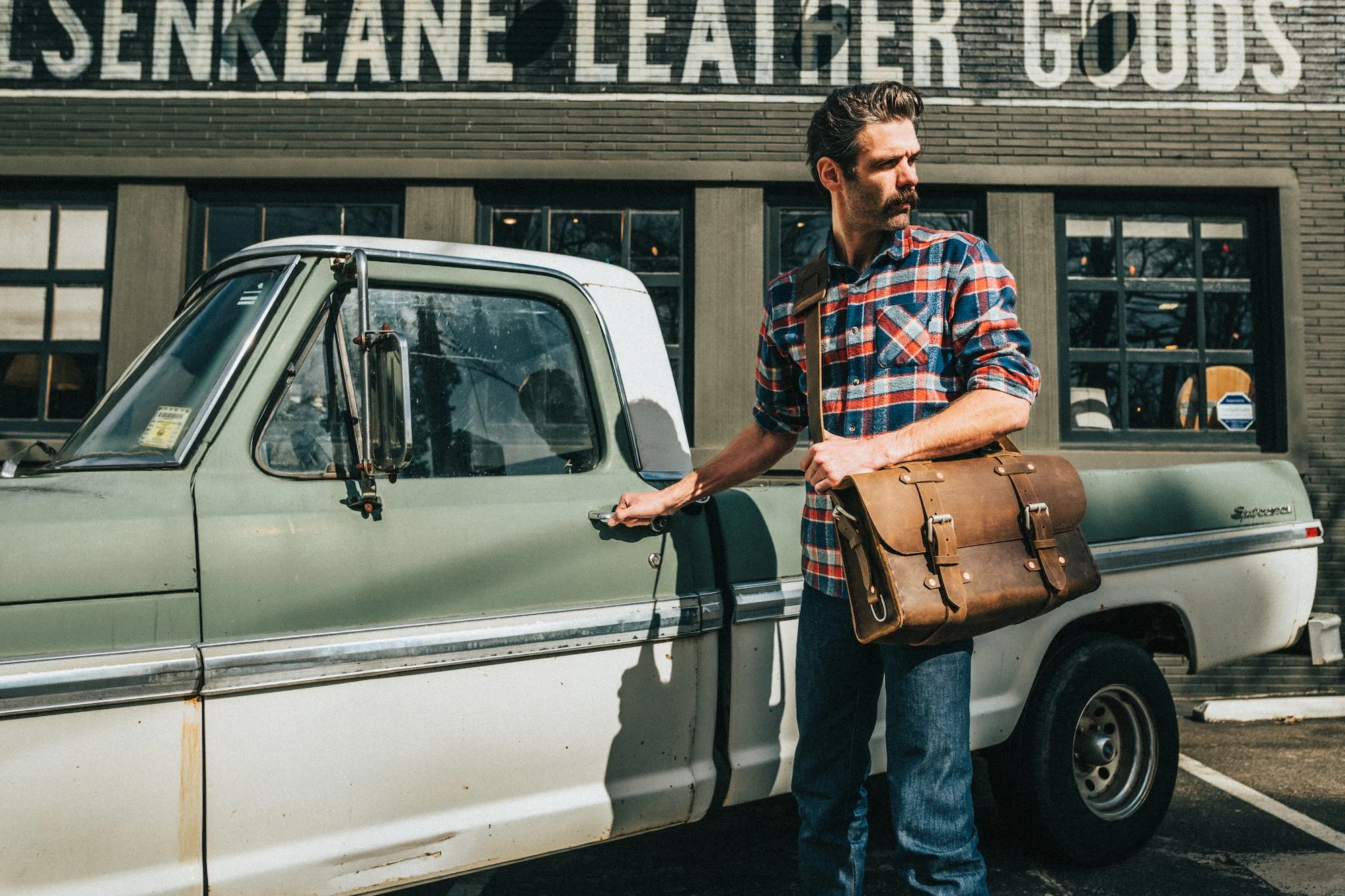 READY TO SHIP No. 4311 - Classic Leather Satchel