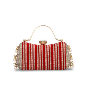 Red Bridal Clutch P15079