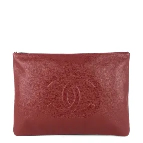 Timeless CC Caviar Leather Pouch