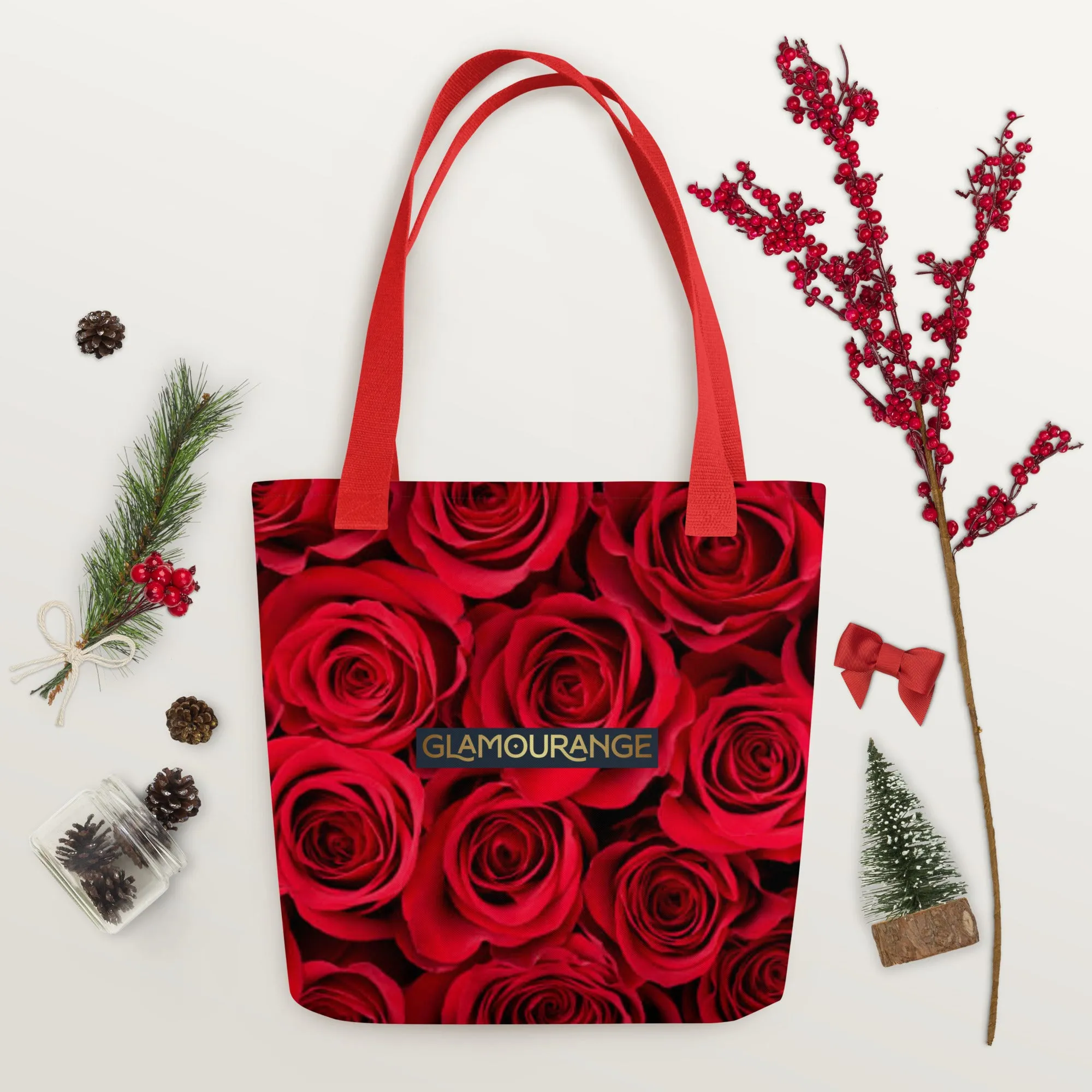 Tote Bag Women Designer (Flower Pattern 0018)