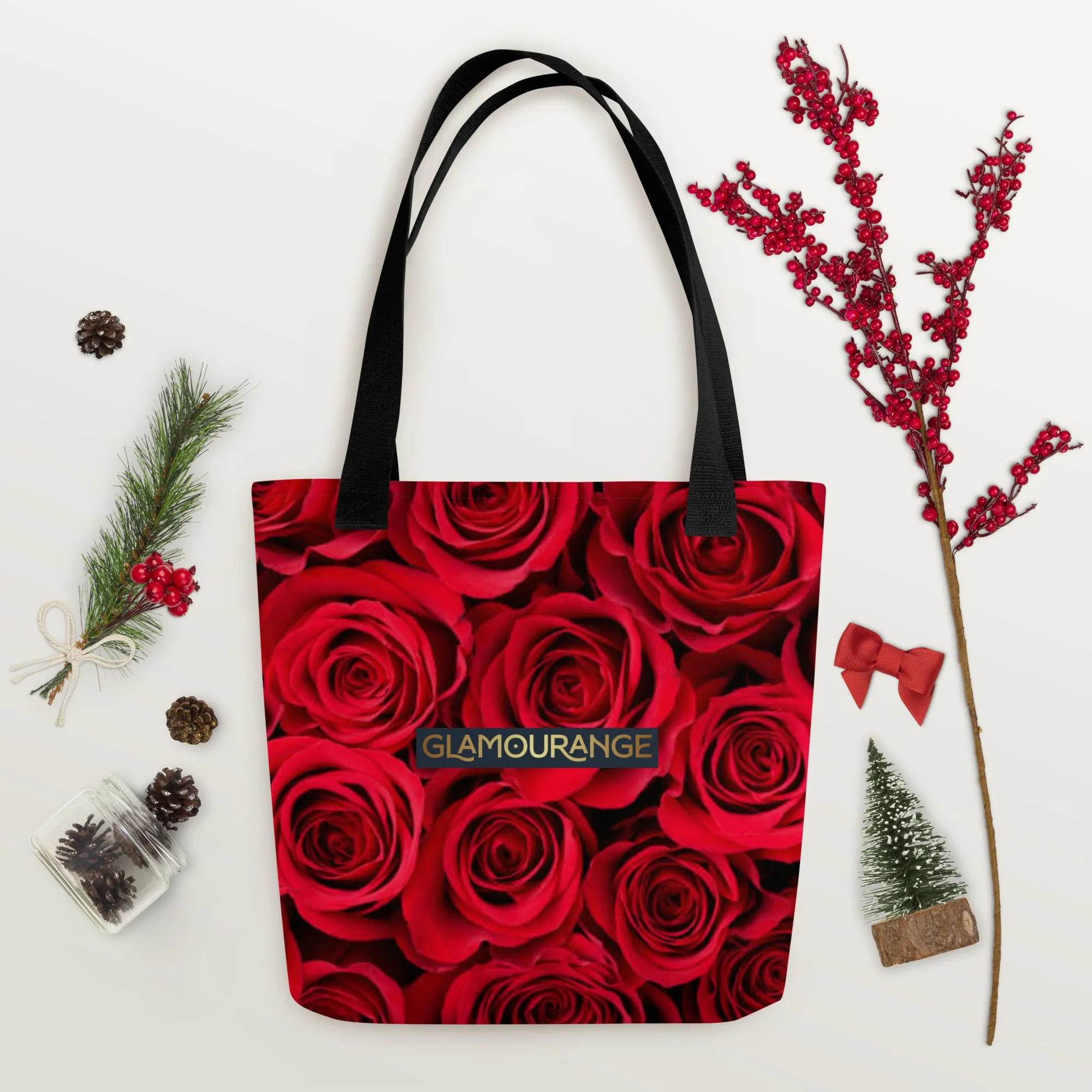 Tote Bag Women Designer (Flower Pattern 0018)