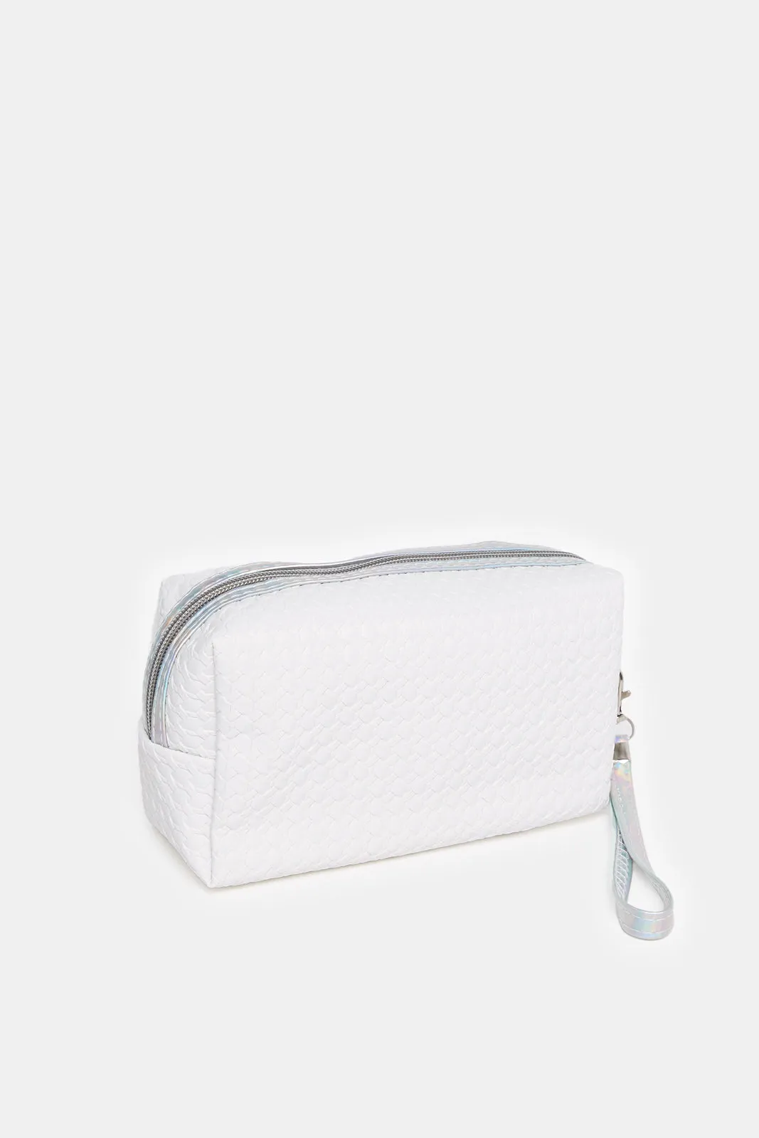 Women White Printed Pouch