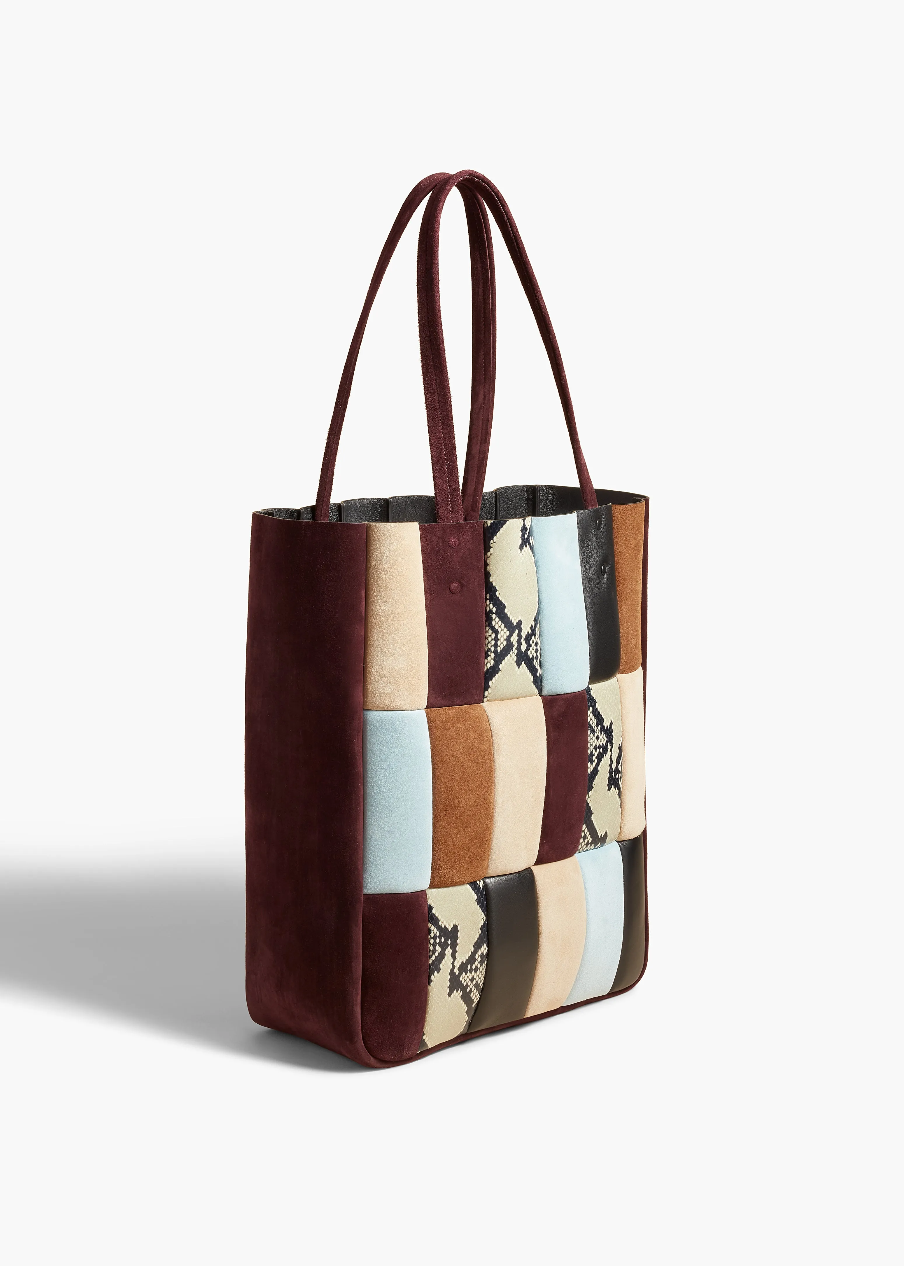 Zoe Tote in Rouge Noir Multi Leather